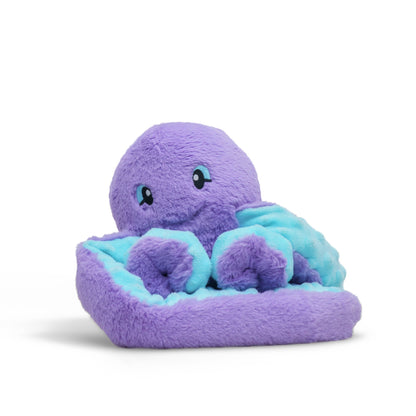 Hugimals Hugaround Indigo Weighted Octopus Plush