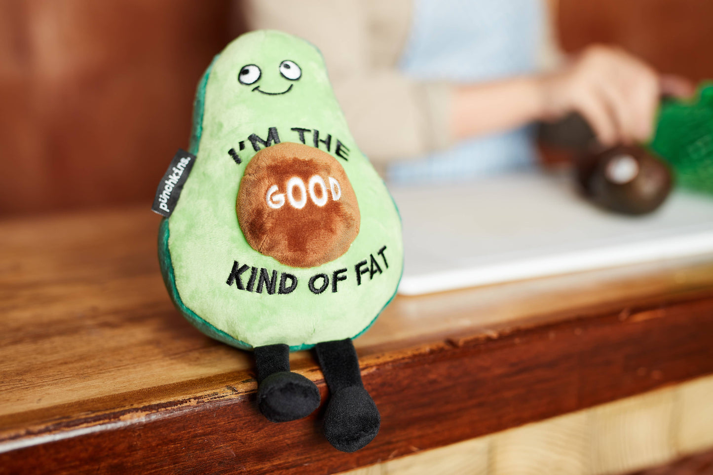 "I'M The Good Kind Of Fat"  Plush Avocado