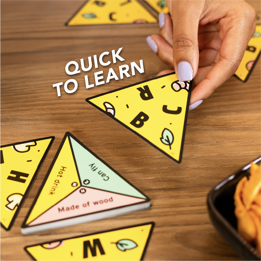 P for Pizza Fast Family Word Game for Kids & Adults