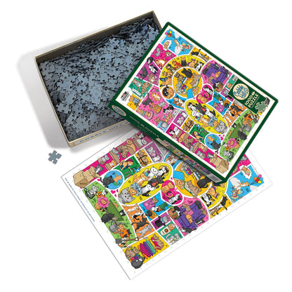Doodlecats - 1000 Piece Jigsaw Puzzle by Beth Wilson