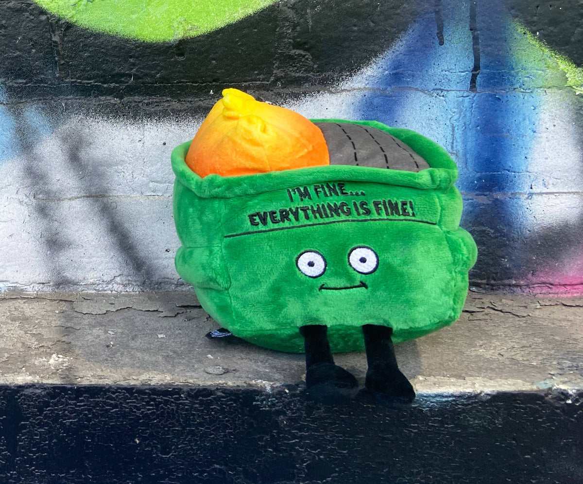 Punchkins “I’m Fine… Everything’s Fine” Dumpster Fire Plush