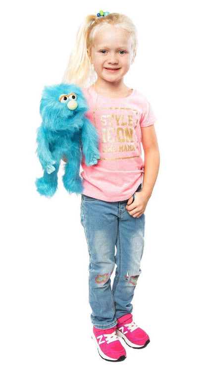 Silly Puppets Monster, Blue (14")