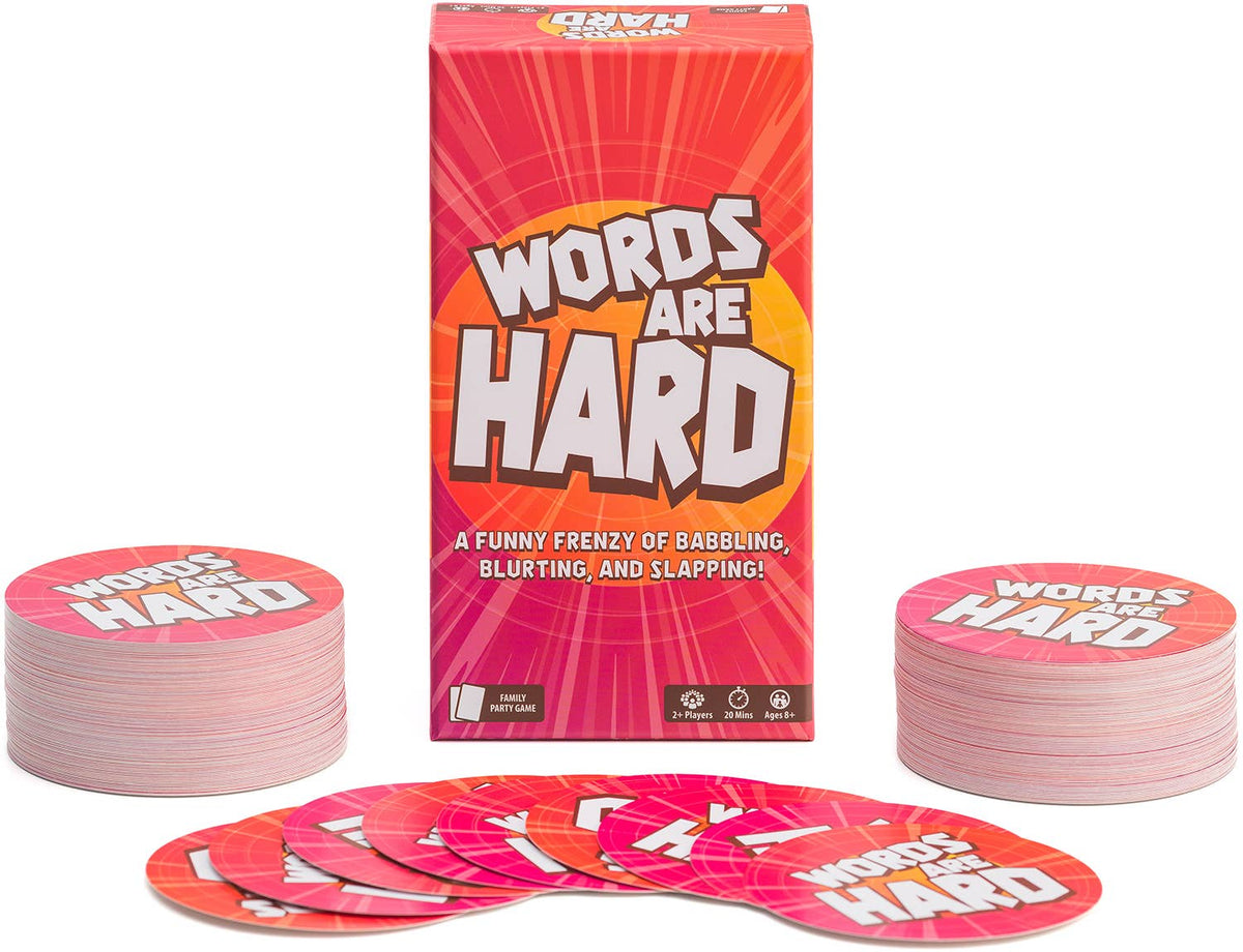 Words Are Hard – Fast-Paced Family Word & Slapping Card Game