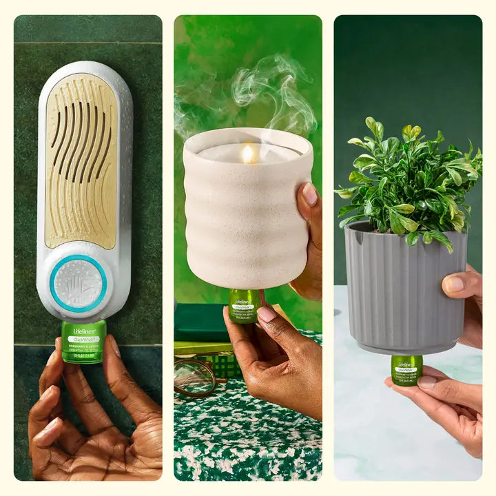 ClickWick™ Herbal Refill - Lemon & Rosemary - For Candle/Plant/Shower Diffusers