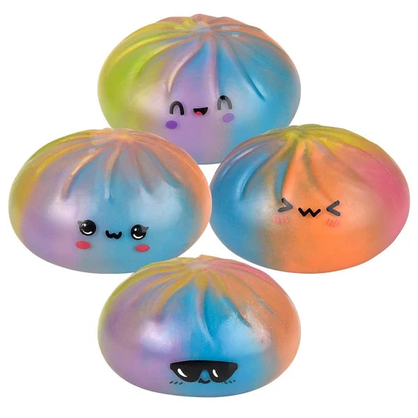 3.25" Sugar Squeezy Rainbow Dumplings - Marshmallow Texture