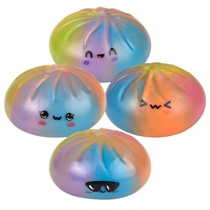 3.25" Sugar Squeezy Rainbow Dumplings - Marshmallow Texture