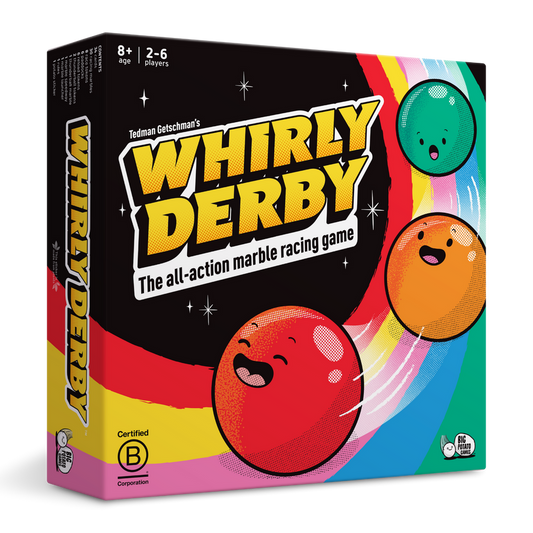 Whirly Derby Marble Racing Family Board Game