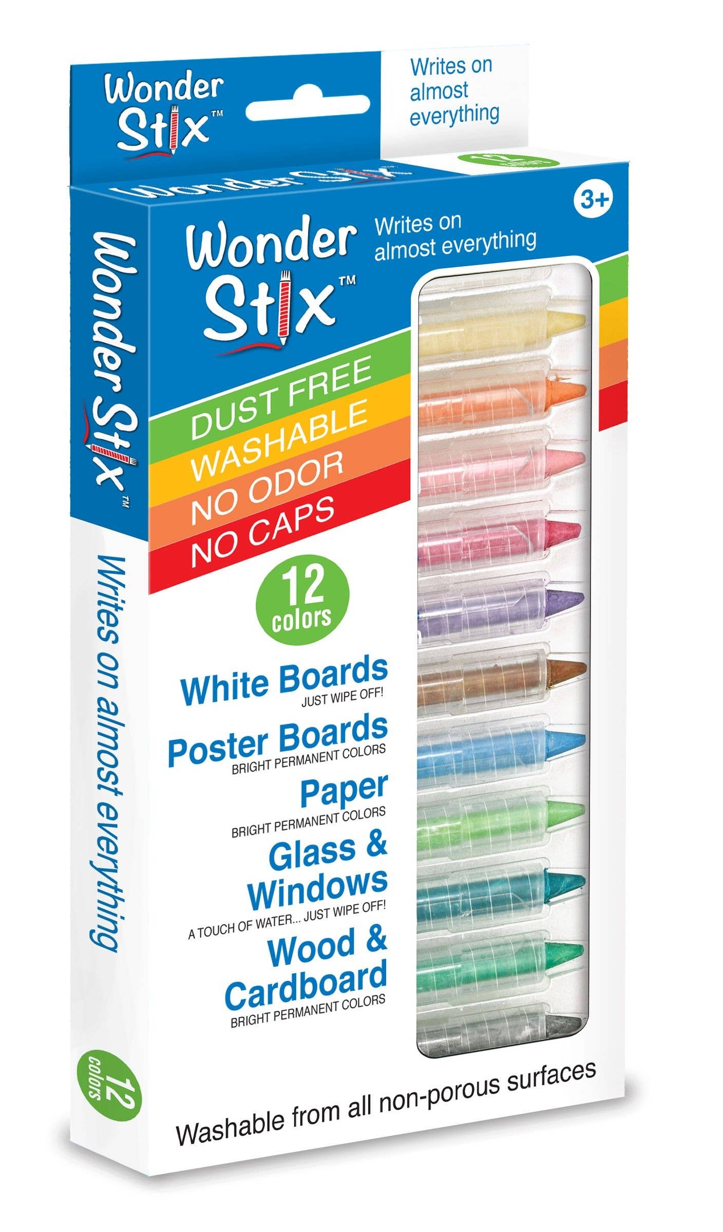 Wonder Stix 12 Pack - Write on Almost Everything!