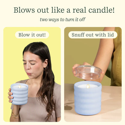 Lifelines® Flameless Candle Diffuser - Bubble Blue
