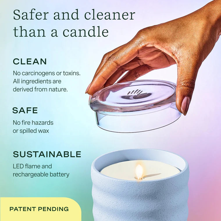 Lifelines® Flameless Candle Diffuser - Bubble Blue
