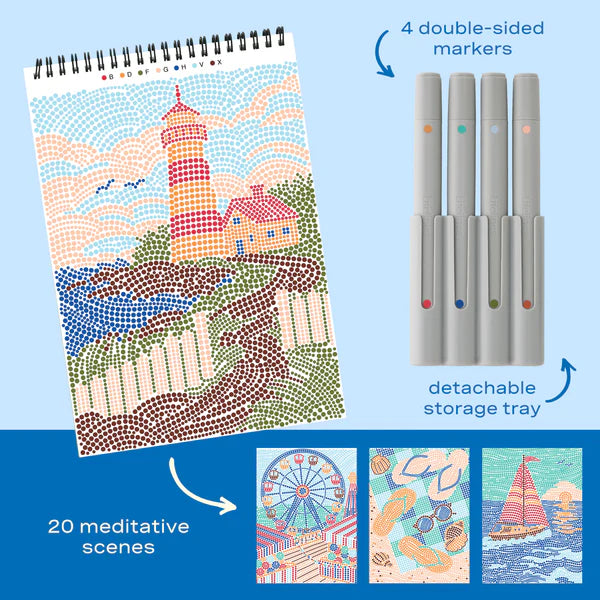 Lifelines® FlowArt™: Dot-By-Letter, Day at the Beach
