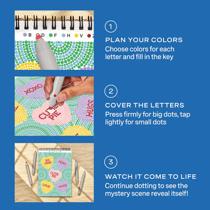 Lifelines® FlowArt - Dot By Letter - Valentines Love Struck