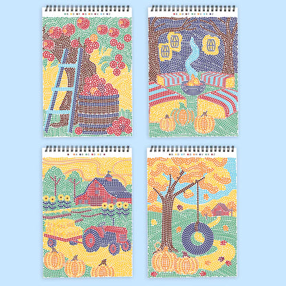 Lifelines® FlowArt™ - Dot-By-Letter, Pumpkins & Pastures
