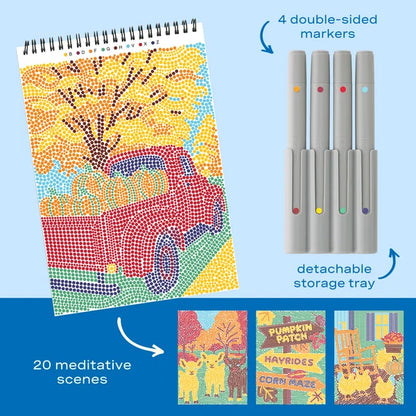 Lifelines® FlowArt™ - Dot-By-Letter, Pumpkins & Pastures