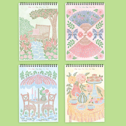 FlowArt® - Trace-By-Line, Brunch in Bloom