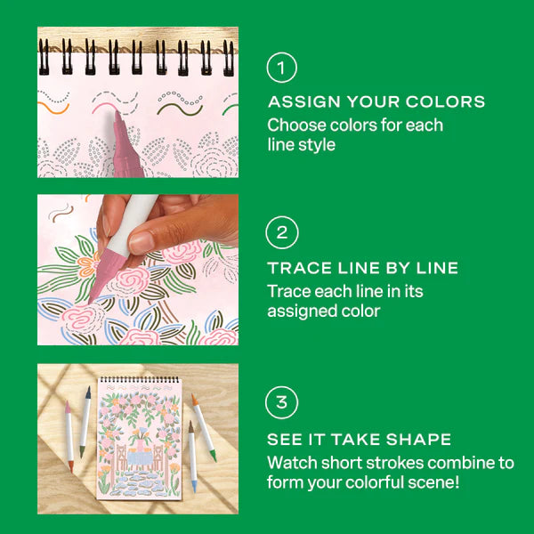 FlowArt® - Trace-By-Line, Brunch in Bloom