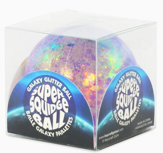 Super Squidge Ball  - Galaxy Glitter