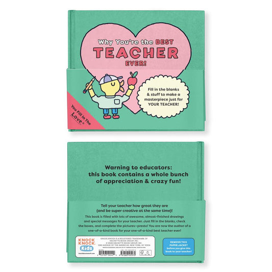 Why You're the Best Teacher Ever! – Fill-in-the-Love Keepsake Book
