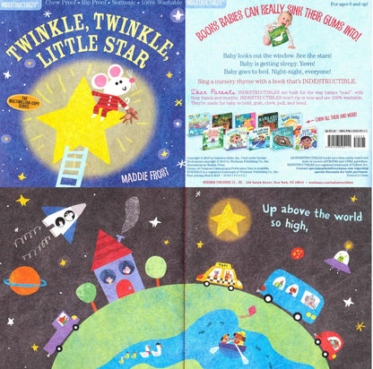 Indestructibles (The Original): Twinkle, Twinkle, Little Star – Chew-Proof, Rip-Proof Baby Book