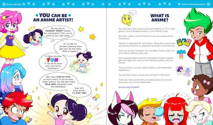 Draw with Mei: How to Draw Anime Characters – Step-by-Step Drawing Book