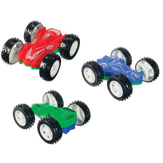 2-Sided Flip Car – Friction-Powered Stunt Car