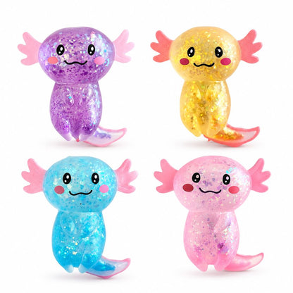 Sparkly Axolotl Sugar Squish 3.5"