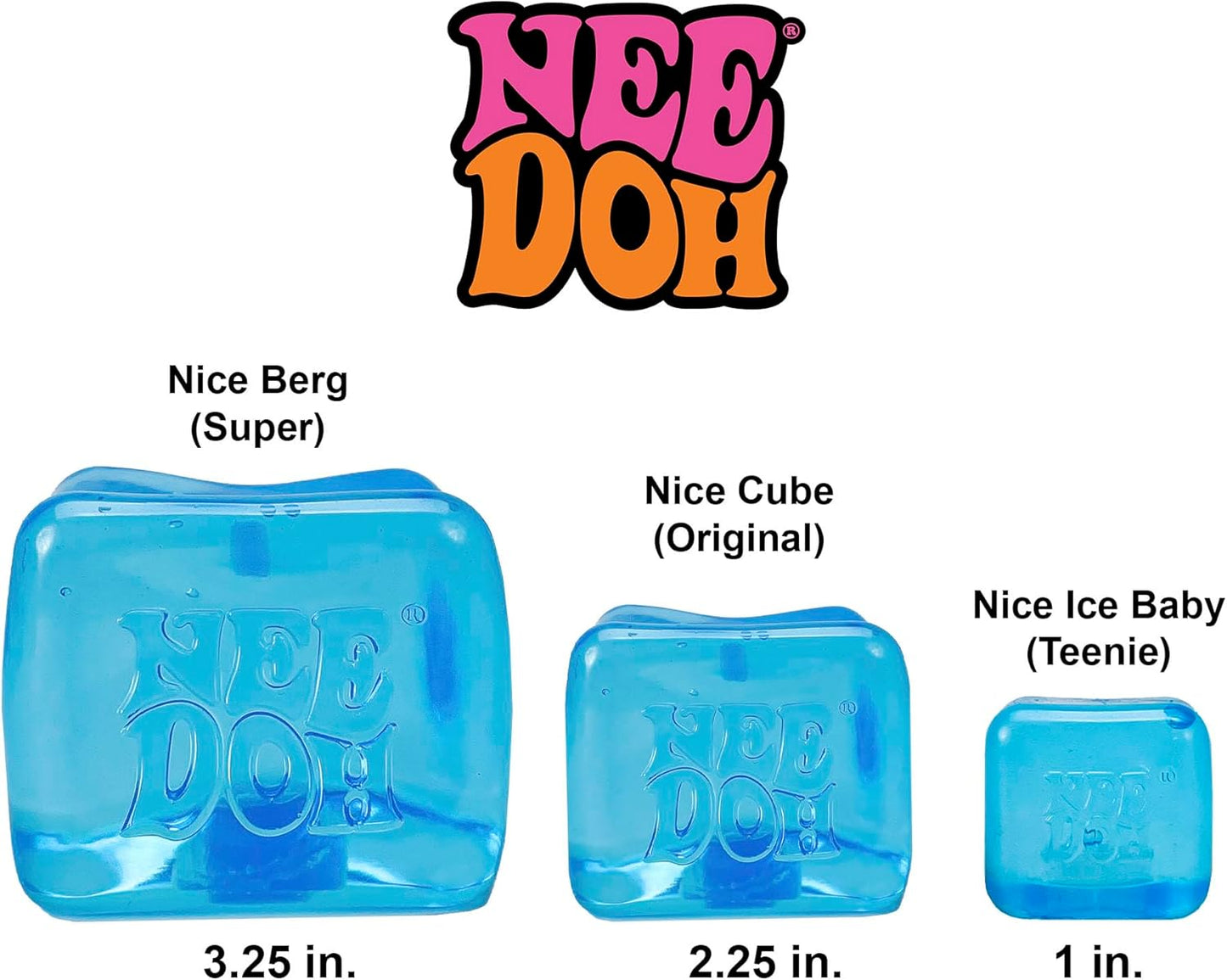 NeeDoh GLOW Nice Cube - 2.25"