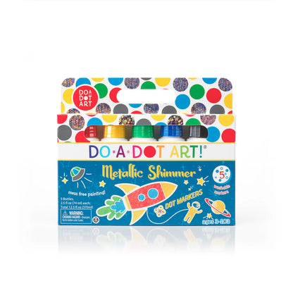 DO•A•DOT ART!  Metallic Shimmer Dot Markers – 5 Pack
