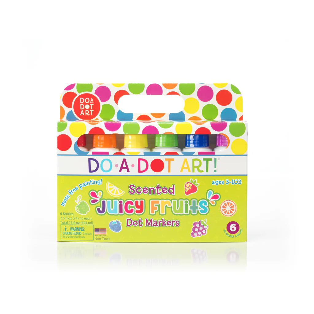 DO•A•DOT ART!  Juicy Fruits Scented Dot Markers  6 PACK