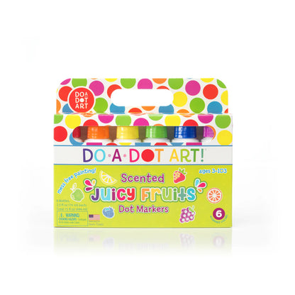 DO•A•DOT ART!  Juicy Fruits Scented Dot Markers  6 PACK