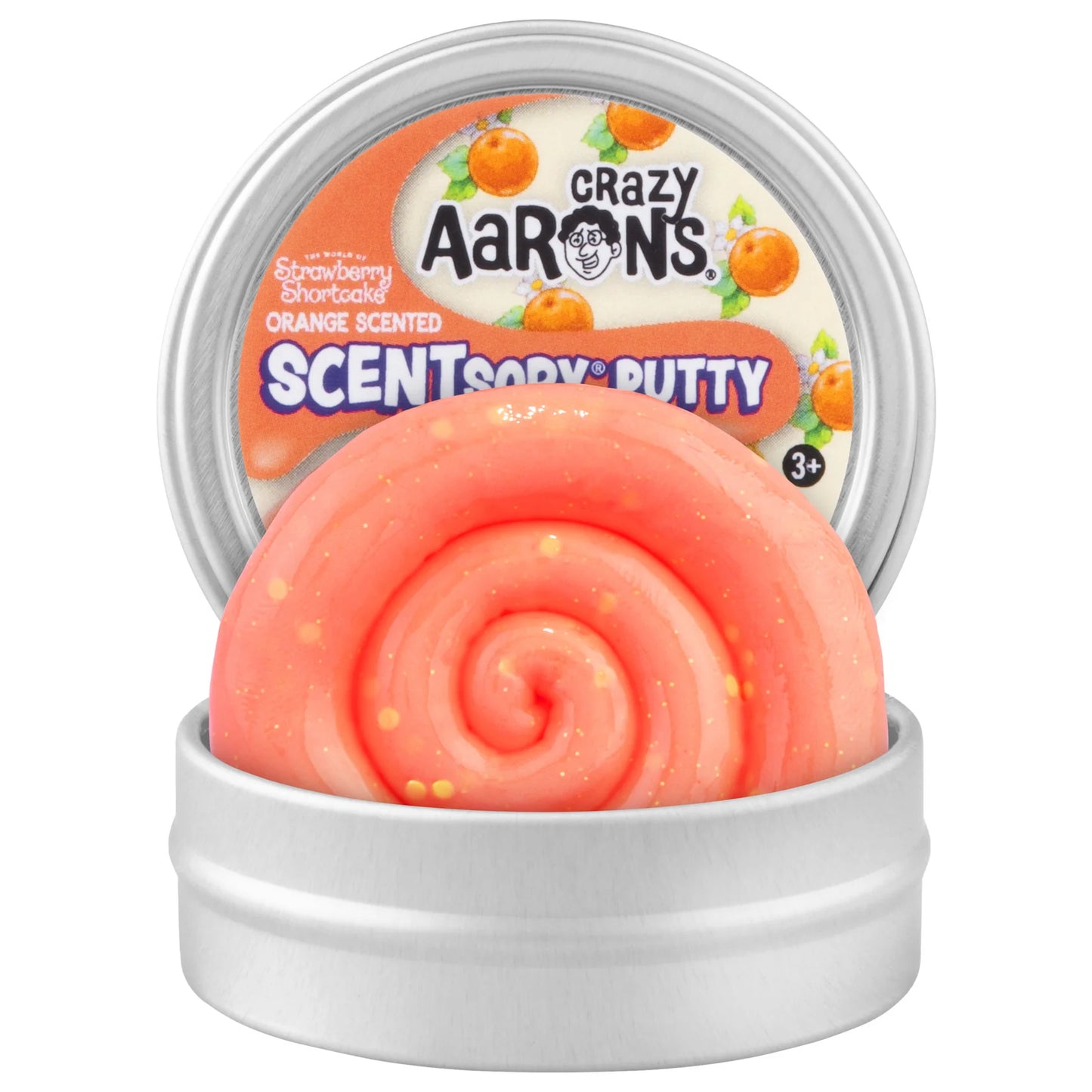 Crazy Aaron's Mini Orange Blossom - 2" SCENTsory Putty Tin