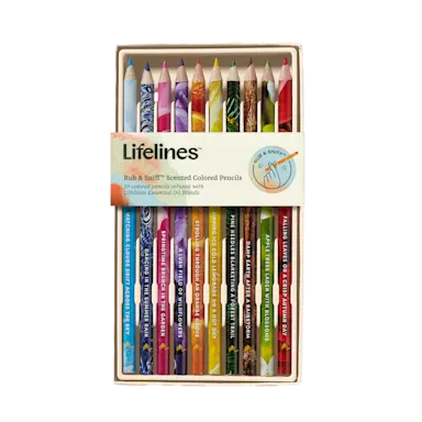Lifelines Rub & Sniff Scented Colored Pencils - 10 Pack