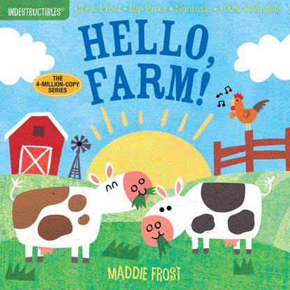 Indestructibles (The Original): Hello, Farm! – Chew-Proof, Rip-Proof Baby Book
