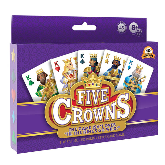 Five Crowns – Five-Suited Rummy-Style Family Card Game