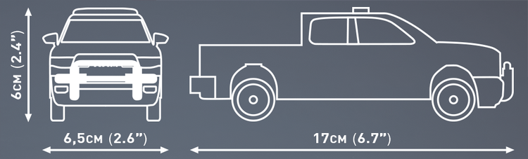 COBI Dodge Ram 1500 Police Truck #24608