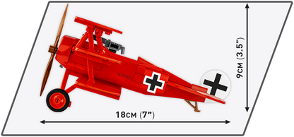 COBI Fokker DR. 1 "Red Barron" Fighter #2996