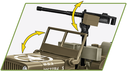 COBI Jeep Willys MB Vehicle #3133