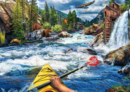 Ravensburger - White Water Kayaking - 1000 Piece Puzzle