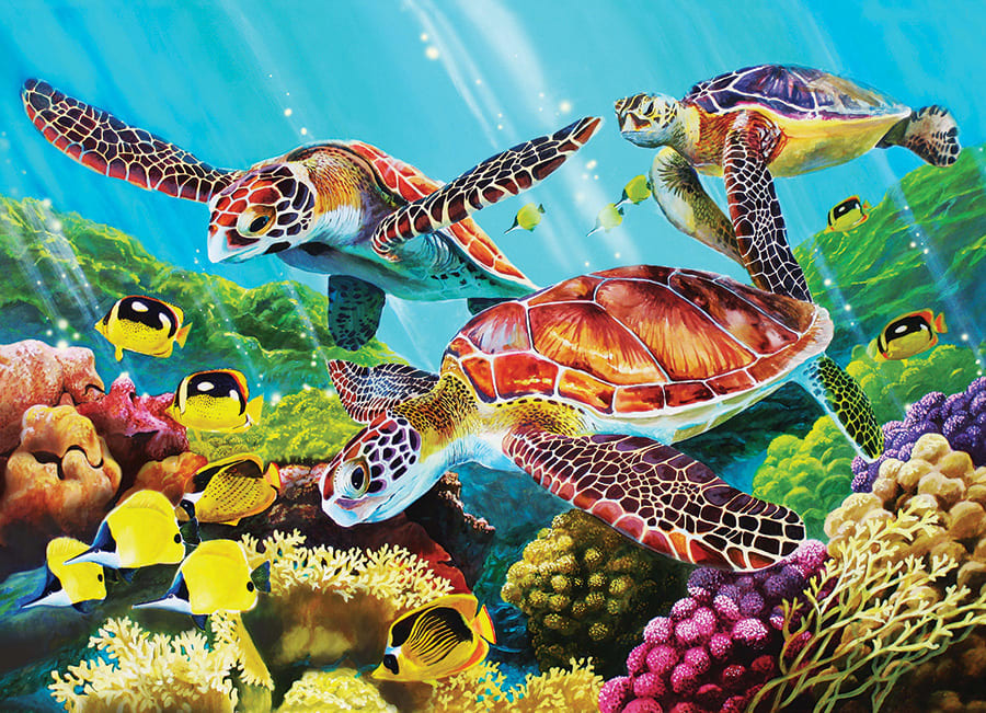 Family Puzzle - Molokini Current 350 pcs (Cobble Hill)