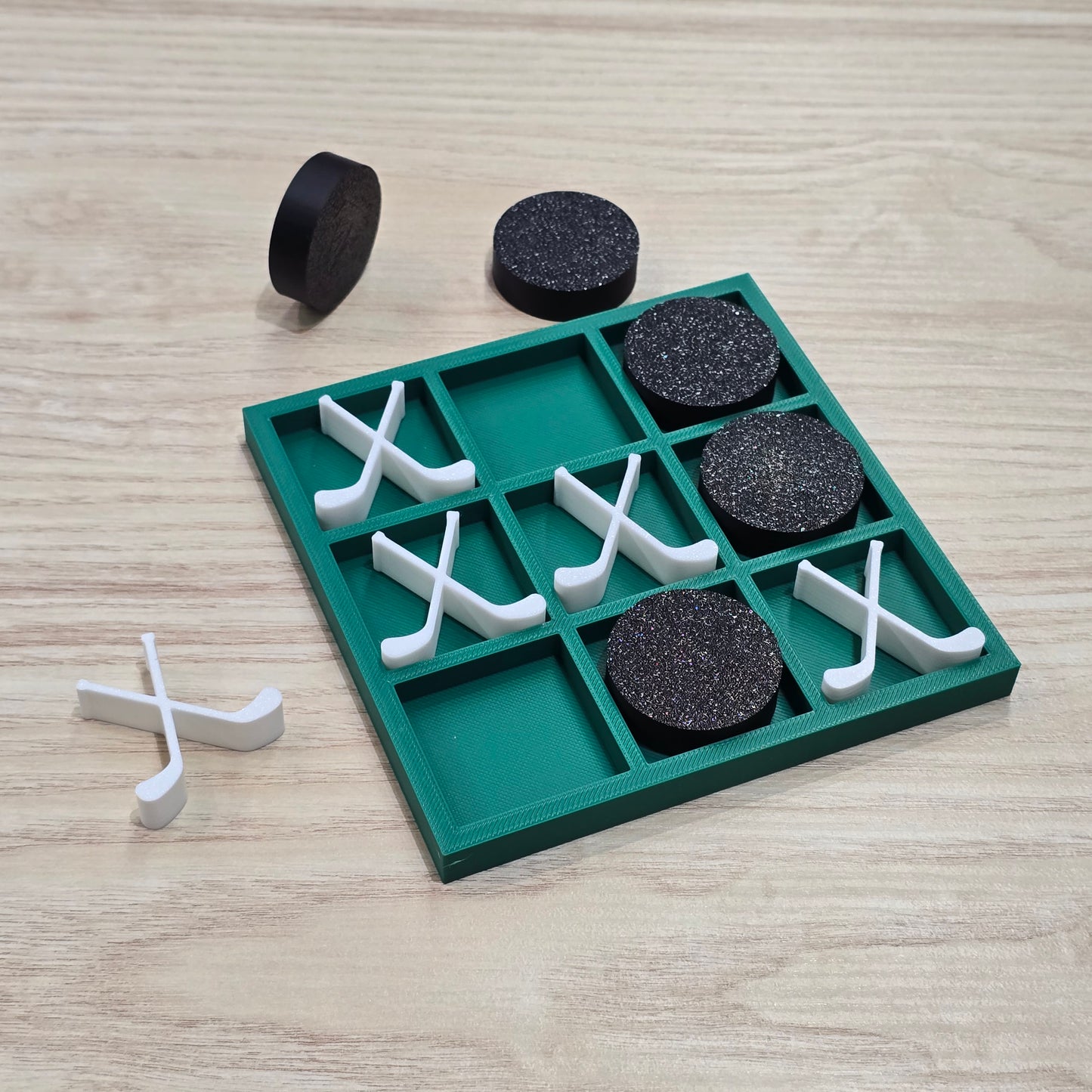 Hockey Tic-Tac-Toe Game - 3D Printed