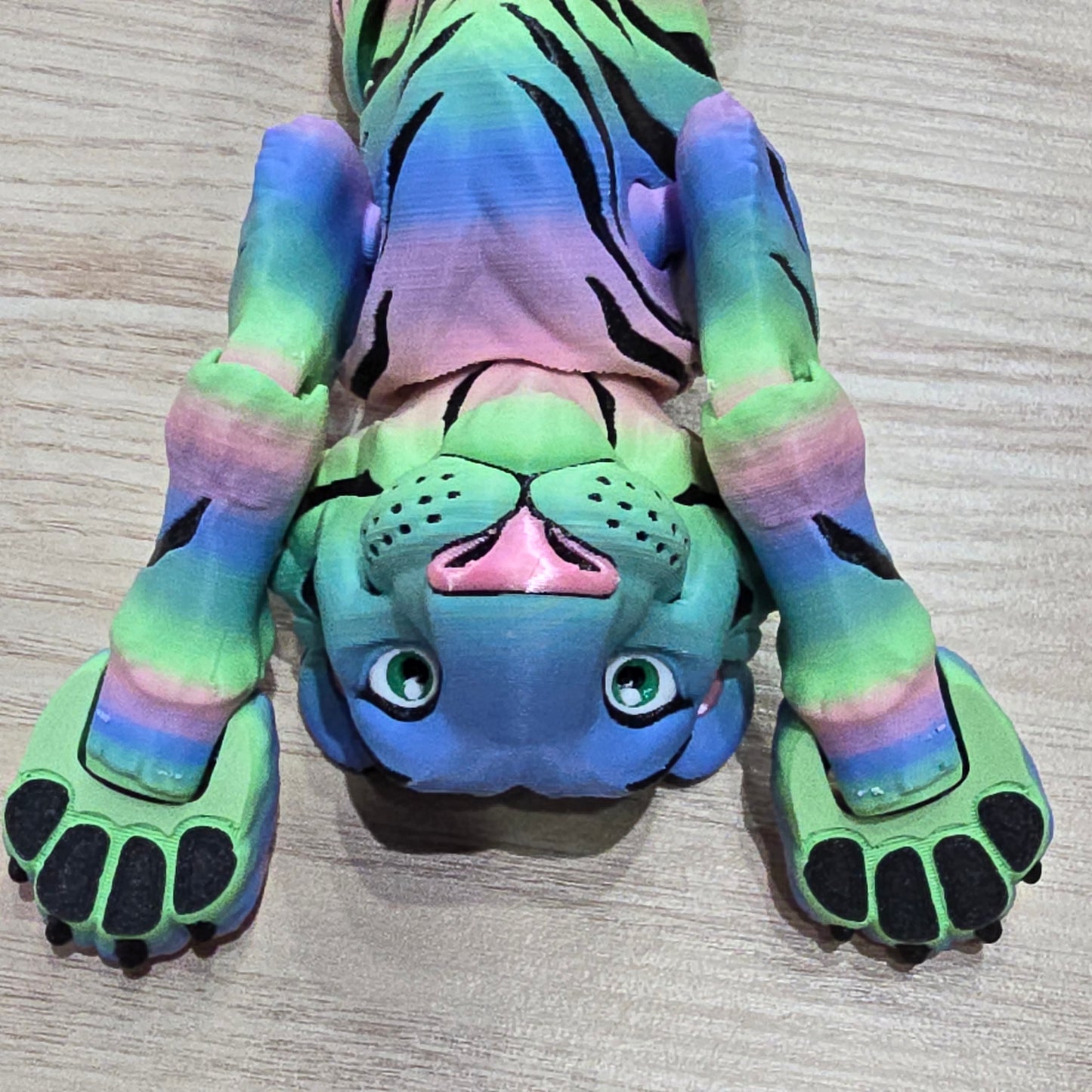 Rainbow Tiger - 3D Printed
