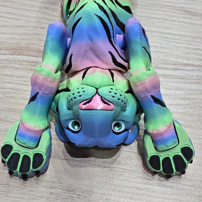 Rainbow Tiger - 3D Printed