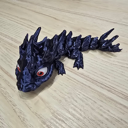 Baby Rock Dragon – 3D Print (Navy)
