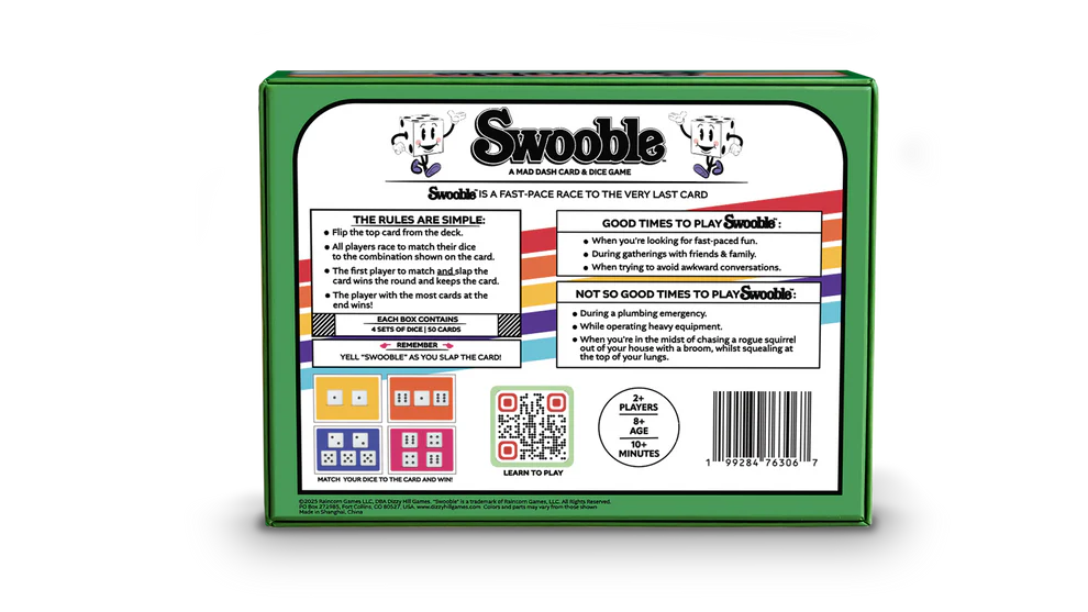 Swooble: The Mad-Dash Dice Game