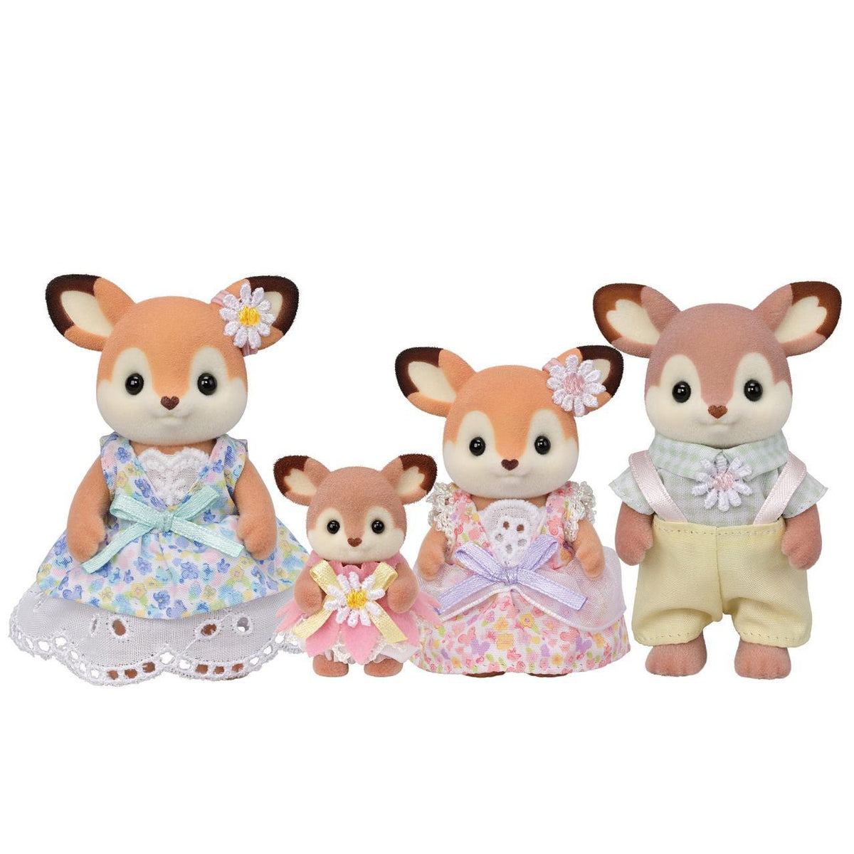 Calico Critters Deer Family – 4-Piece Figure Set
