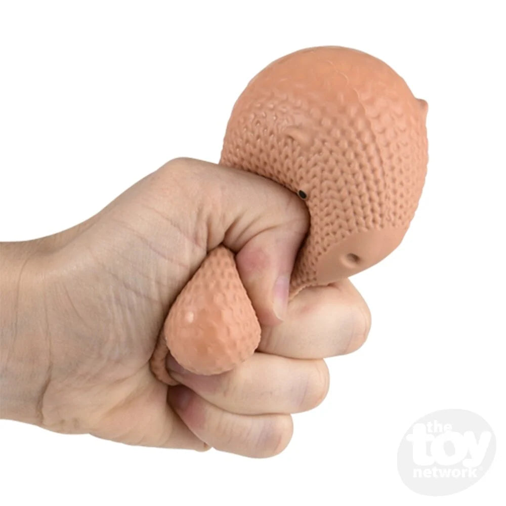 Marshmallow Crochet Capybara – 3.5" Squishy Toy