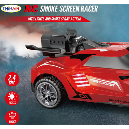 RC Smoke Screen Racer - Red