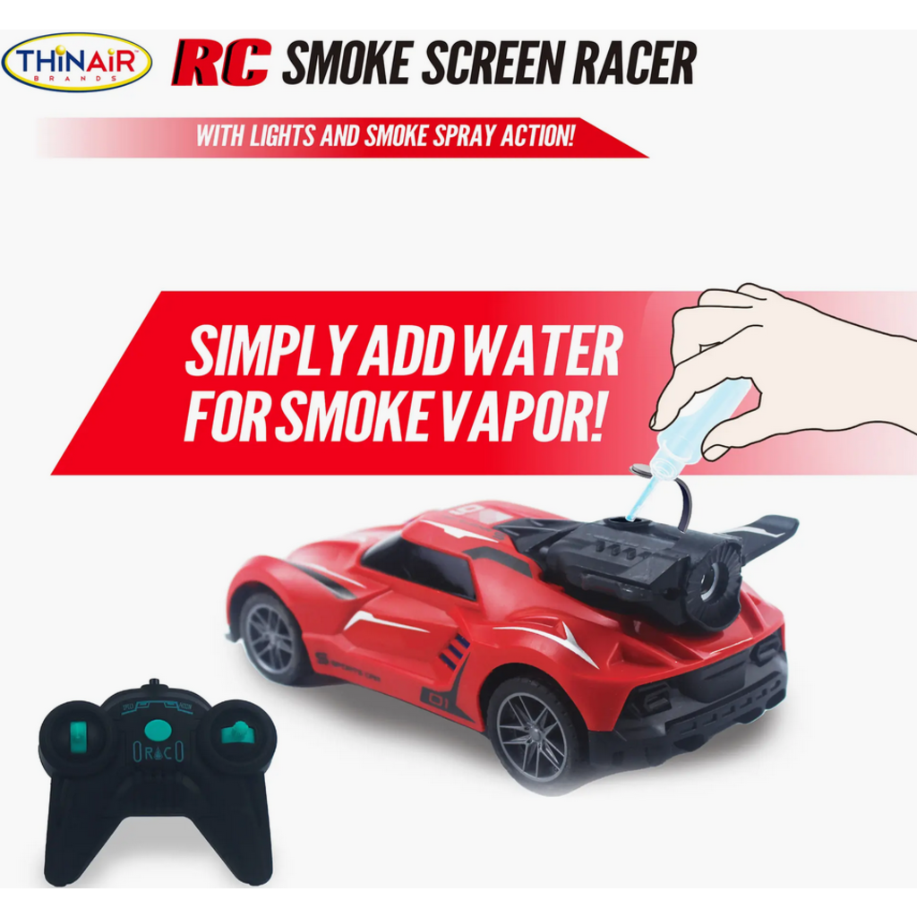 RC Smoke Screen Racer - Red
