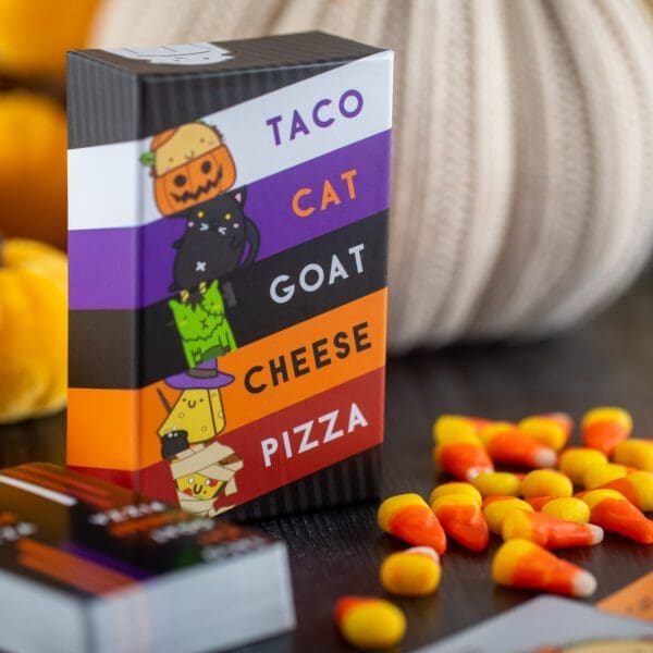 Taco Cat Goat Cheese Pizza Halloween Edition - Card Game
