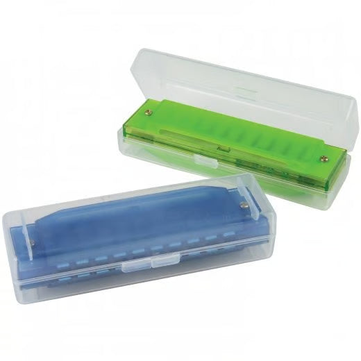 Harmonica, Semi-Transparent with Case